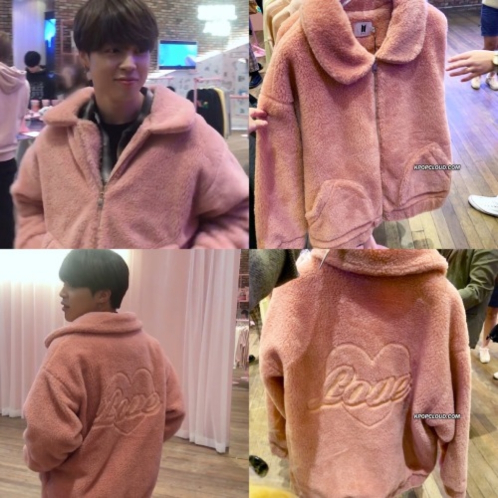 BTS boy with luv sherpa RARE